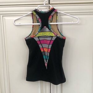 SIZE 6 - Fancy back Ivivva by Lululemon girl’s tank top